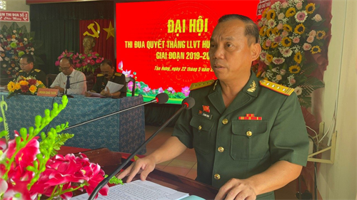 Đại hội Thi đua Quyết thắng LLVT huyện Tân Hưng: Đoàn kết - Dân chủ - Sáng tạo - Quyết thắng