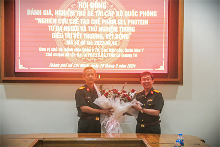 Nghiệm thu đề tài cấp Bộ Quốc phòng của Bệnh viện quân y 7A