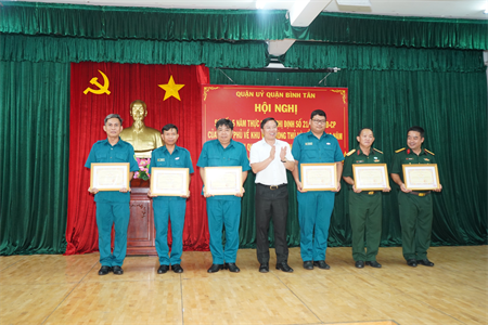 Quận Bình Tân sơ kết 5 năm Nghị định số 21 của Chính phủ và tổng kết 10 năm Nghị quyết số 689 của Quân ủy Trung ương