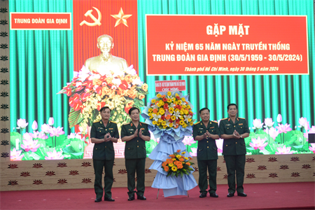 Gặp mặt kỷ niệm 65 năm Ngày truyền thống Trung đoàn Gia Định