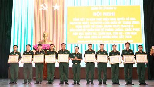 Lữ đoàn 77: Phòng chống, khắc phục hậu quả thiên tai là “nhiệm vụ chiến đấu” trong thời bình