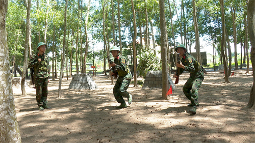 Dấu mốc trưởng thành của chiến sĩ mới