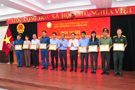Thành phố Thủ Đức xây dựng thế trận trong khu vực phòng thủ vững chắc