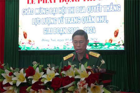 Trường bắn Quốc gia Khu vực 3 phát động thi đua cao điểm chào mừng Đại hội Thi đua Quyết thắng Lực lượng vũ trang Quân khu 7 giai đoạn 2019 - 2024