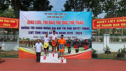 Cụm thi đấu số 5, Bộ CHQS tỉnh Long An tổ chức giao lưu, thi đấu thể thao chào mừng Đại hội Thi đua Quyết thắng LLVT tỉnh giai đoạn 2019 - 2024