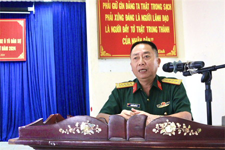 Khai mạc lớp huấn luyện chuyển đổi loại Giấy phép lái xe ôtô dân sự sang Giấy phép lái xe ôtô quân sự