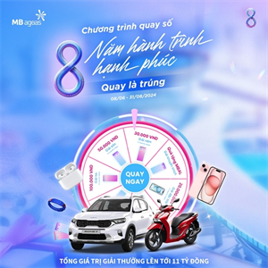 Mừng sinh nhật 8 năm, MB Ageas Life tri ân khách hàng bằng quà tặng giá trị lớn