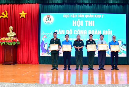 Cục Hậu cần Quân khu 7 tổ chức Hội thi Cán bộ công đoàn giỏi