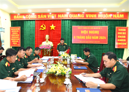 Đảng ủy Trường bắn Quốc gia khu vực 3 lãnh đạo hoàn thành tốt nhiệm vụ 6 tháng đầu năm 2024