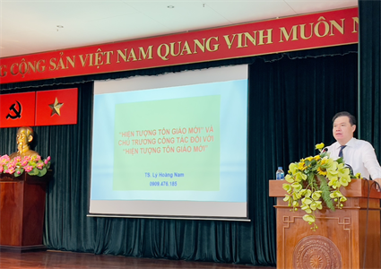 Quận 3 khai giảng tập huấn, bồi dưỡng nghiệp vụ công tác dân vận cho lực lượng vũ trang năm 2024.