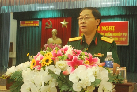 Quân khu 7 tập huấn nghiệp vụ Tổng điều tra kinh tế năm 2017