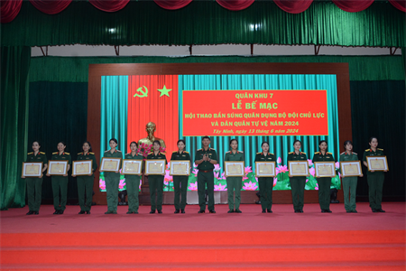 Quân khu 7: Bế mạc Hội thao bắn súng quân dụng năm 2024