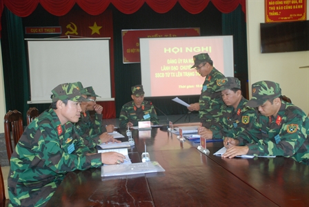 Cục Kỹ thuật Quân khu 7:
Diễn tập chuyển trạng thái sẵn sàng chiến đấu có một phần thực binh Kho K75