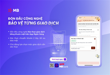 MB thông báo khách hàng cập nhật sinh trắc học