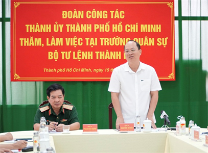 Trường Quân sự Bộ Tư lệnh TPHCM đẩy mạnh phối hợp, nâng cao chất lượng giáo dục, đào tạo