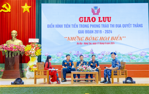 Bộ Tư lệnh Vùng Cảnh sát biển 3 giao lưu điển hình tiên tiến