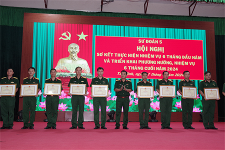 Sư đoàn 5 sơ kết nhiệm vụ 6 tháng đầu năm 2024