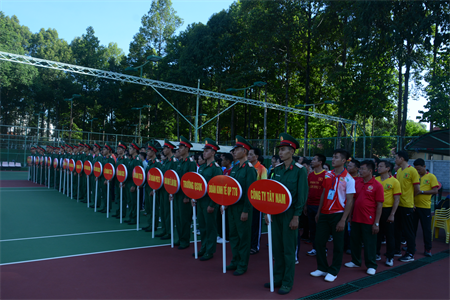 Khai mạc thi đấu vòng chung kết các môn thể thao Olympic chào mừng Đại hội Thi đua Quyết thắng LLVT Quân khu