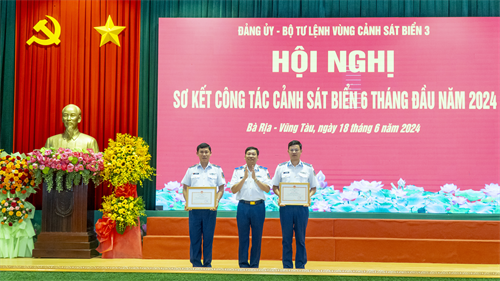 6 tháng đầu năm 2024, Bộ Tư lệnh Vùng Cảnh sát biển 3 triệt phá 13 vụ án, chuyên án ma túy