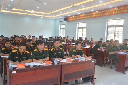 Bộ CHQS tỉnh Bình Phước sơ kết nhiệm vụ công tác Đảng, công tác chính trị 6 tháng đầu năm