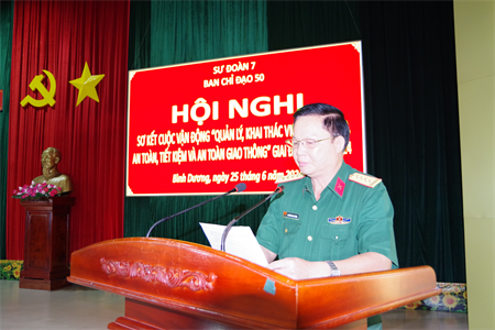 Sư đoàn 7 thực hiện hiệu quả Cuộc vận động 50