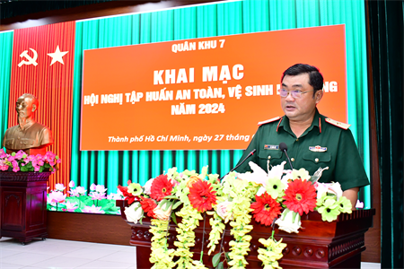 Quân khu 7 tập huấn An toàn, vệ sinh lao động năm 2024
