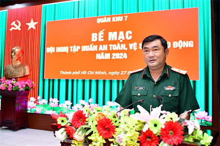 Quân khu 7 bế mạc tập huấn An toàn, vệ sinh lao động năm 2024