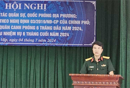 Ban CHQS quận Gò Vấp hoàn thành tốt công tác quân sự, quốc phòng địa phương 6 tháng đầu năm 2024