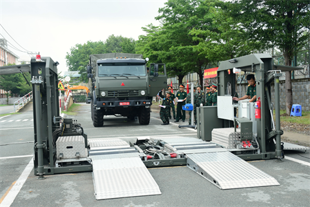 Trạm kiểm định số 16 - Quân khu 7 hoàn thành nhiệm vụ tham gia hội thi kiểm định toàn quân năm 2024