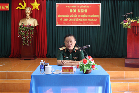 Cục Chính trị Quân khu tổ chức đối thoại dân chủ tại Đội K70