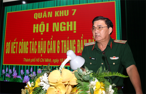 Quân khu 7 sơ kết công tác hậu cần 6 tháng đầu năm 2024