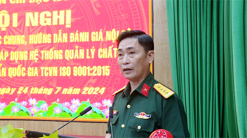 Bộ CHQS tỉnh Bình Dương: Khai mạc tập huấn về Hệ thống quản lý chất lượng theo Tiêu chuẩn quốc gia ISO 9001:2015