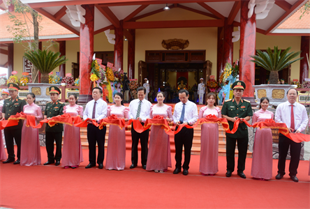 Bộ Tư lệnh TPHCM phối hợp huyện Cần Giờ và Tập đoàn Dona Coop khánh thành Đền thờ Anh hùng liệt sĩ Rừng Sác - Cần Giờ