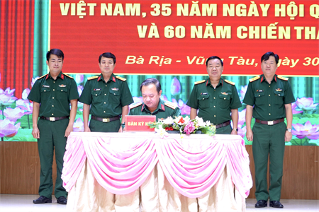 Bộ CHQS tỉnh Bà Rịa - Vũng Tàu phát động đợt thi đua cao điểm