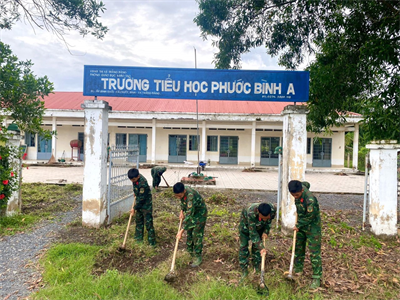 Trung đoàn 5, Sư đoàn 5 hoàn thành tốt nhiệm vụ phối hợp làm công tác dân vận đợt 1 năm 2024