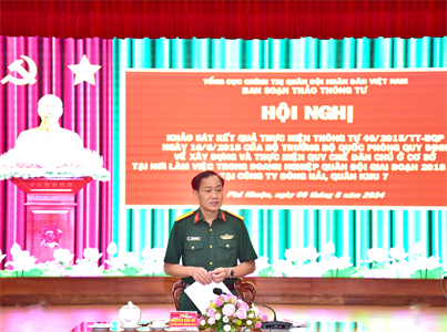 Khảo sát Quy chế dân chủ cơ sở tại Công ty Đông Hải