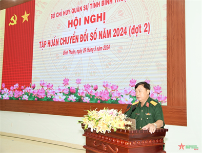 Lực lượng vũ trang tỉnh Bình Thuận đẩy mạnh công tác chuyển đổi số