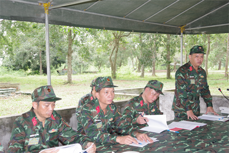 Học viện lục quân trao đổi kinh nghiệm về công tác sẵn sàng chiến đấu tại Sư đoàn 5