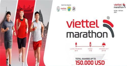 Giải Viettel Marathon 2024 tại ba nước Đông Dương