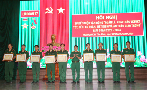 Lữ đoàn 77: Hội nghị Sơ kết 5 năm thực hiện Cuộc vận động 50
