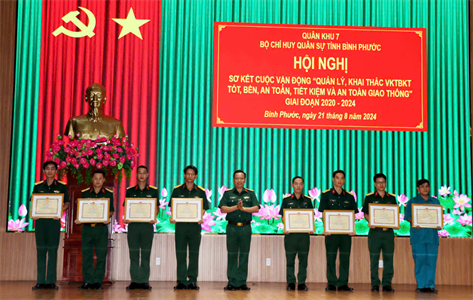 Bộ CHQS tỉnh Bình Phước sơ kết Cuộc vận động 50 giai đoạn 2020 - 2024