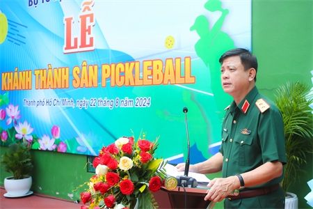 Bộ Tư lệnh Quân khu khánh thành sân thi đấu Pickleball