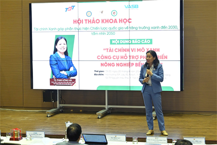 Hội thảo khoa học quốc gia: “Tài chính xanh góp phần thực hiện chiến lược quốc gia về tăng trưởng xanh đến 2030, tầm nhìn 2050”