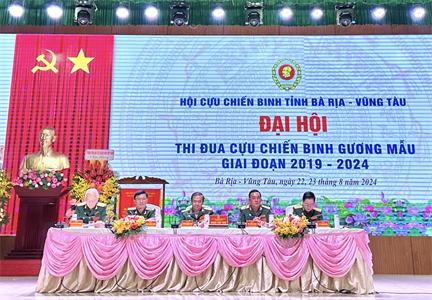 Tỉnh Bà Rịa - Vũng Tàu: Đại Hội thi đua Cựu Chiến binh gương mẫu lần thứ VII, giai đoạn 2019- 2024
