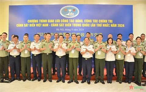 Khai mạc Chương trình giao lưu công tác Đảng, công tác chính trị Cảnh sát biển Việt Nam - Cảnh sát biển Trung Quốc