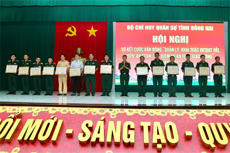 Bộ CHQS tỉnh Đồng Nai sơ kết 5 năm thực hiện Cuộc vận động 50