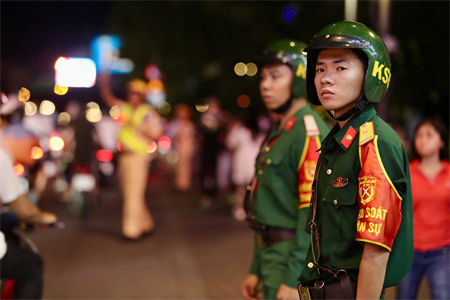 LLVT Thành phố Hồ Chí Minh hoàn thành nhiệm vụ đảm bảo an toàn cho người dân thưởng thức pháo hoa lễ Quốc khánh