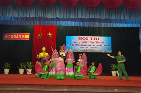 Sư đoàn 5: Hội thi “Sáng mãi tên Người” kỷ niệm 127 năm ngày sinh Chủ tịch Hồ Chí Minh