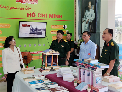 Mô hình không gian văn hóa Hồ Chí Minh ở Ban CHQS quận 11