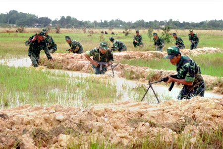 Đảng ủy Quân sự huyện Đức Hòa: Thực hiện 3 khâu đột phá nâng cao chất lượng công tác quốc phòng - quân sự địa phương
